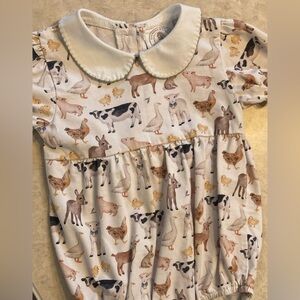 Cypress Row Animal Print Baby Onesie